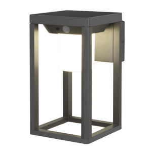 Forlight Bow - Aplique Solar Exterior LED 3W. Aplique de Pared con Placa Solar para Jardín | Terraza. Blanco Cálido 3000K. Colo