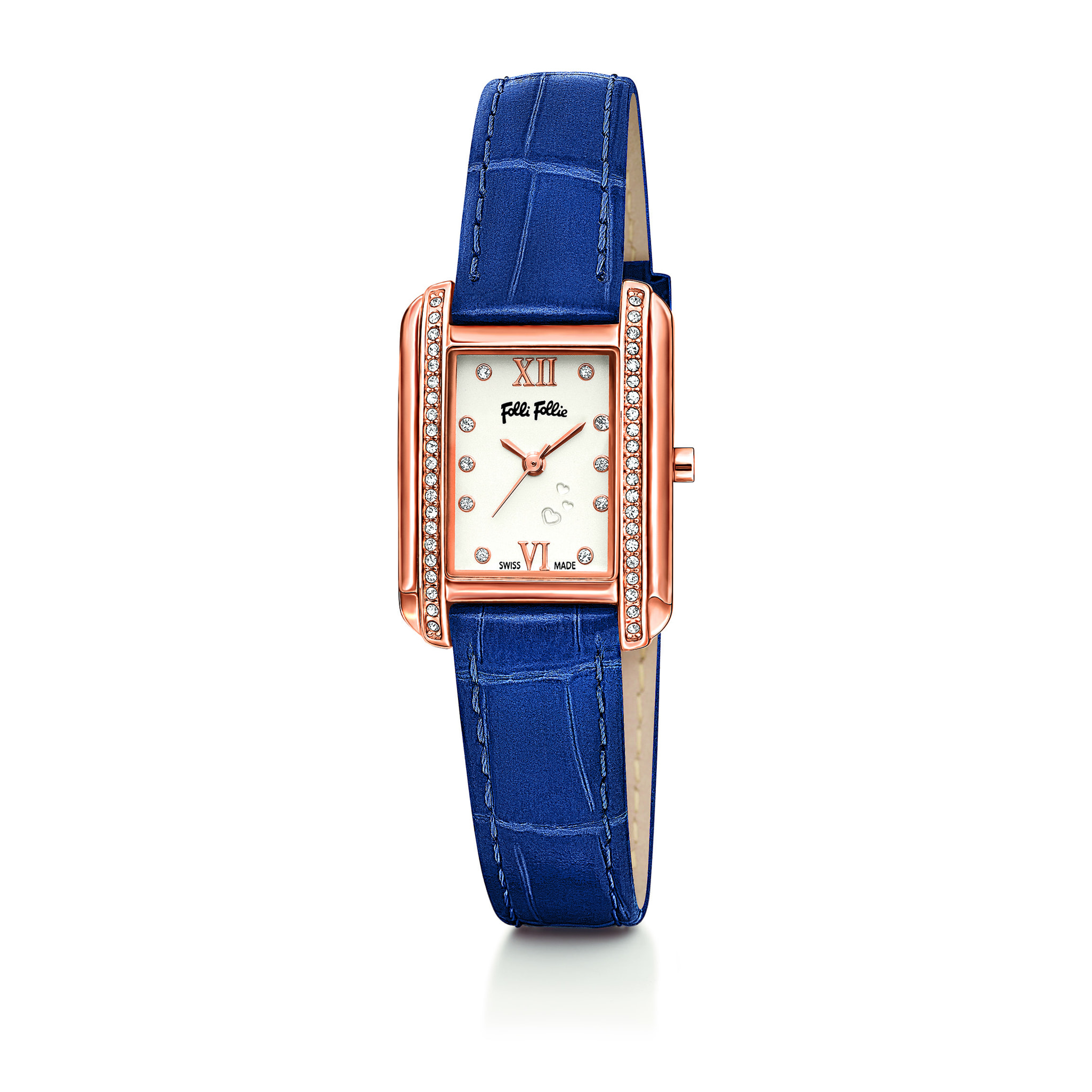 Reloj Folli Follie WF14B026SSA Mujer Analogico Cuarzo con Correa de Cuero