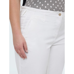 Fiorella Rubino - Pantalones Balloon de algodón - Blanco