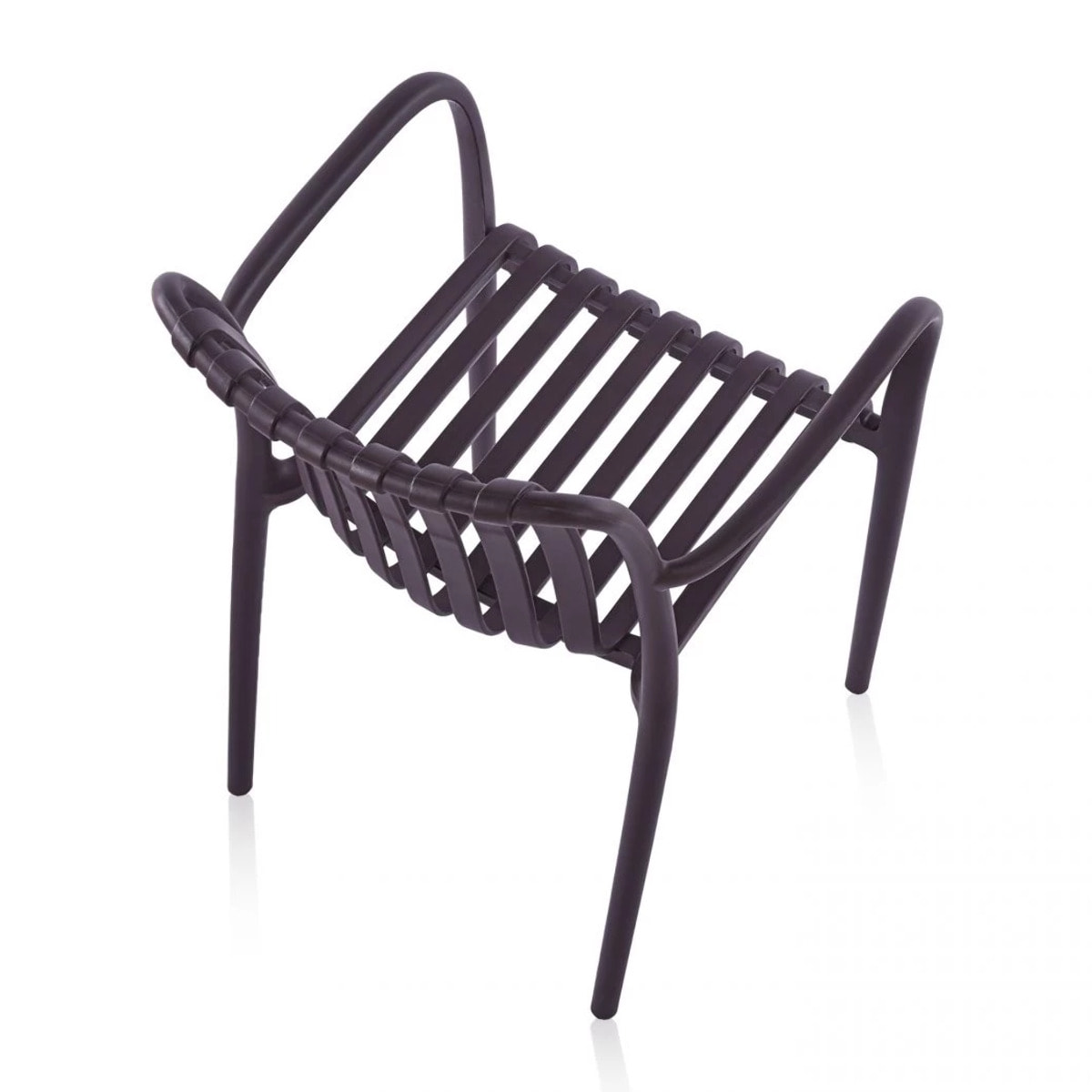 Pack 4 sillas de exterior Jamie Arm Marrón