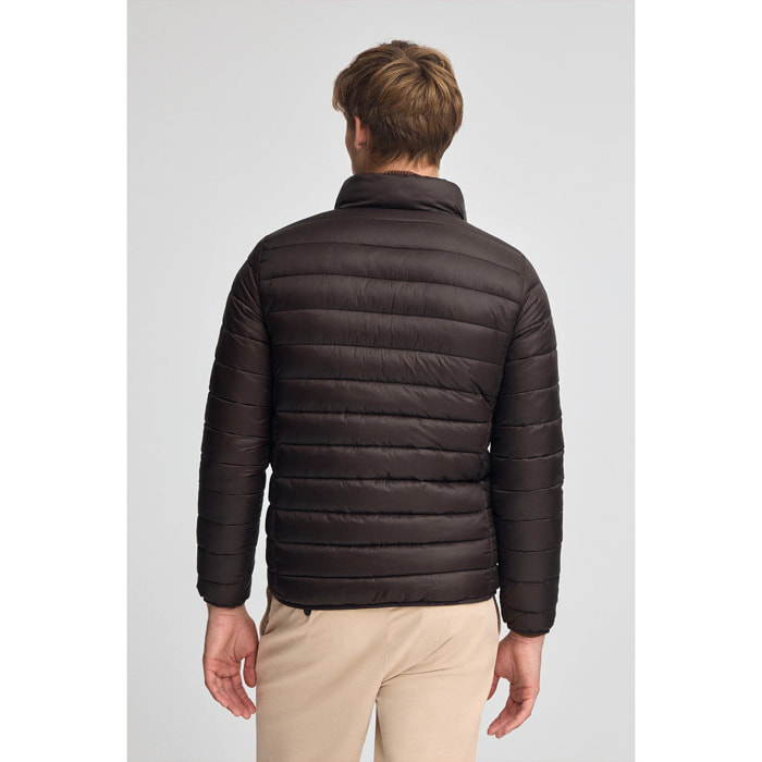 Chaqueta Chuck Embroidery chocolate oscuro con logo Rigby Go