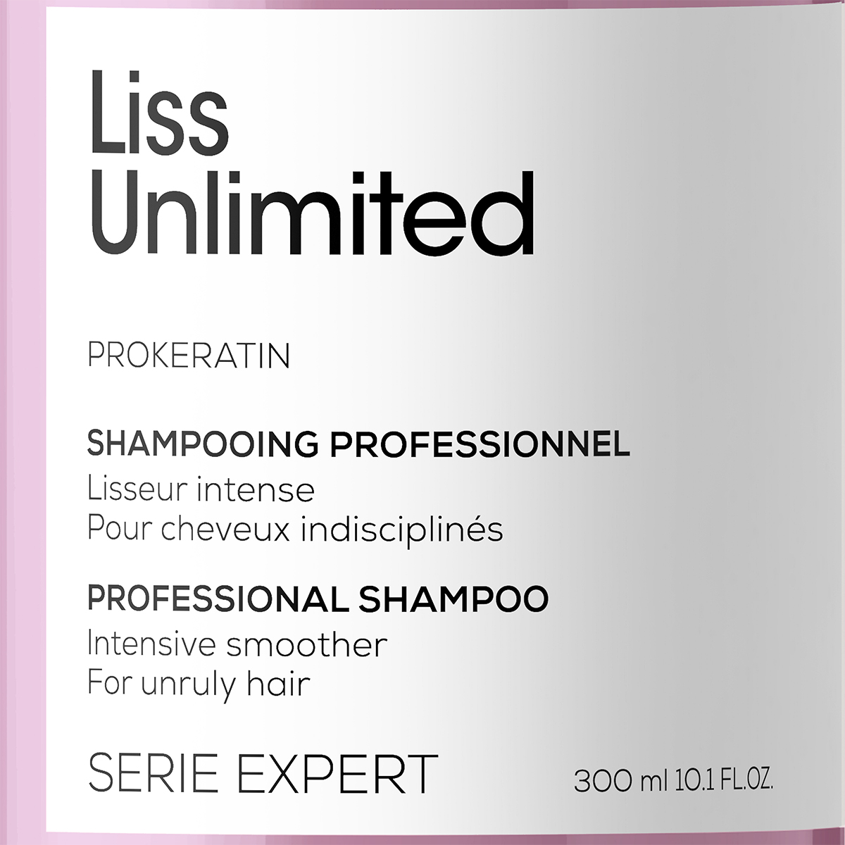 Shampoing Lisseur Intense Liss Unlimited 300ml - Série Expert