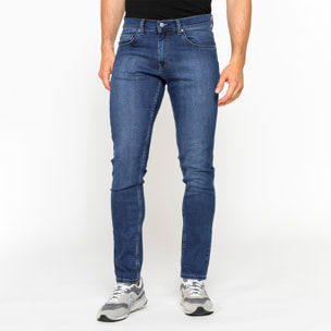 JEANS 5 TASCHE SLIM FIT MOD. 717 IN DENIM STRETCH 12 oz.