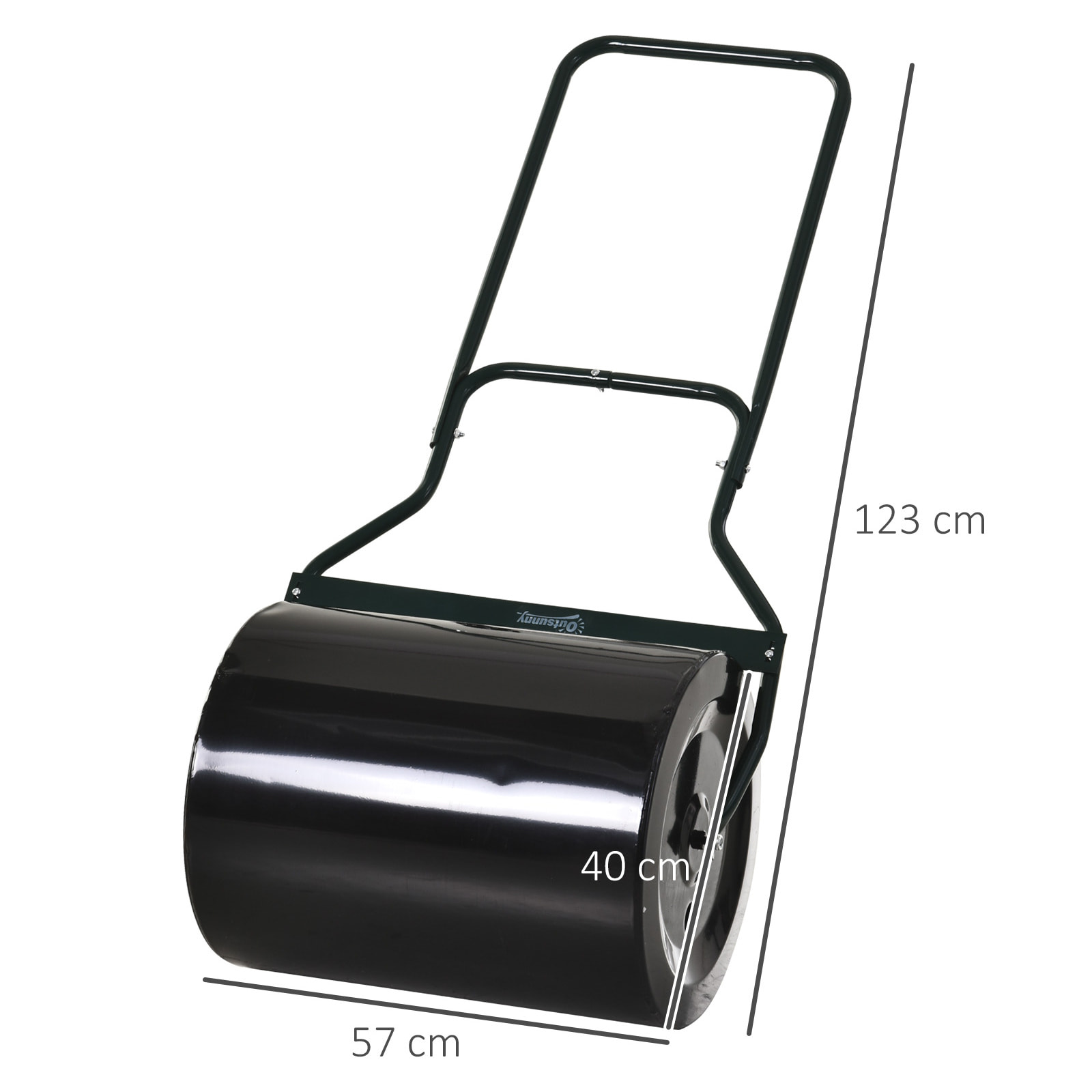 Rodillo para Césped con Capacidad de 60L Diámetro de 50cm