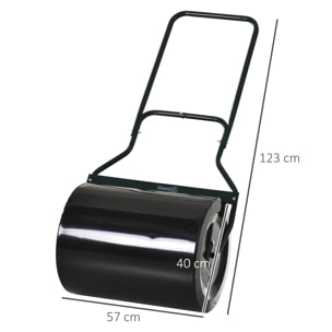 Rodillo para Césped con Capacidad de 60L Diámetro de 50cm