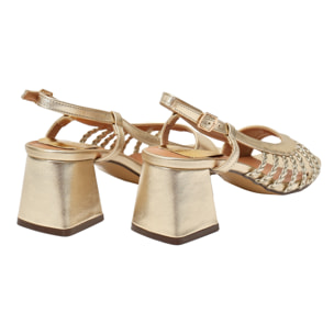 Sandali cinturino regolabile - tacco 7,5 cm