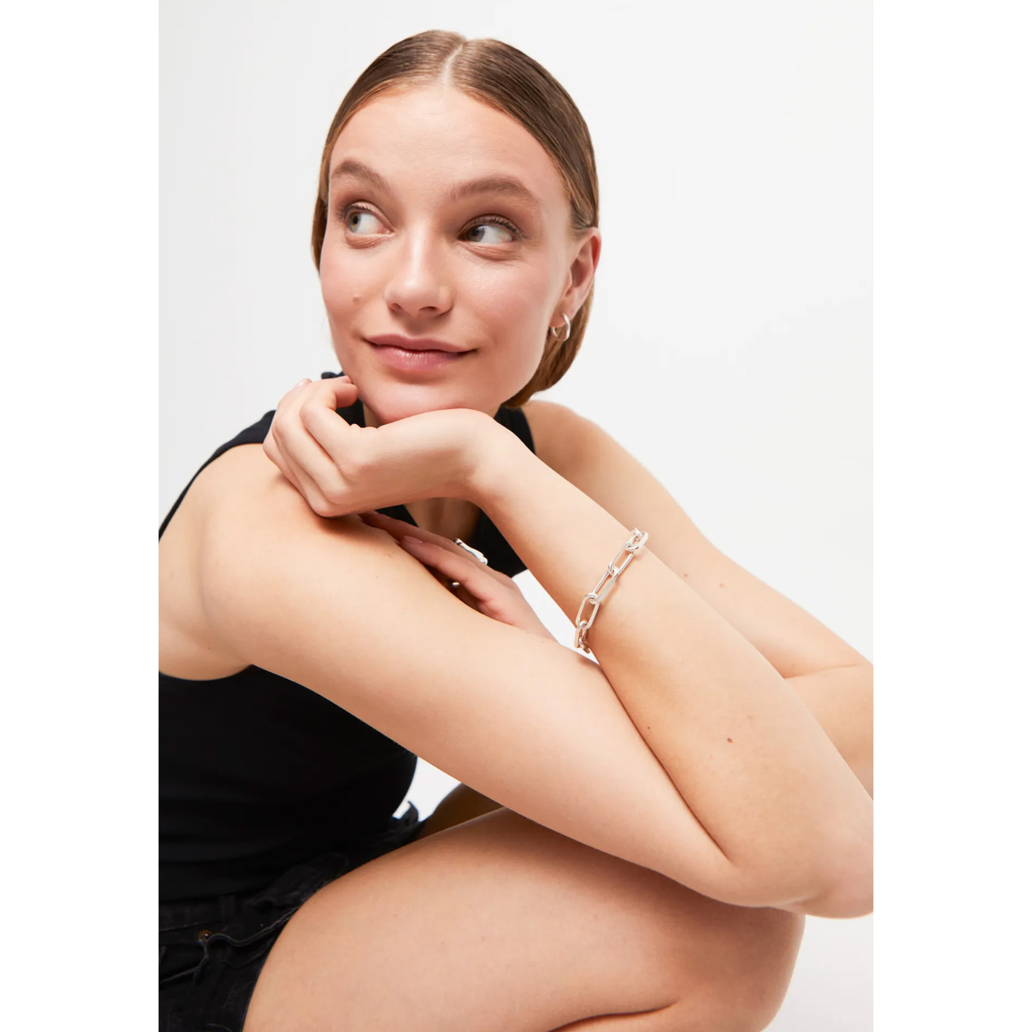 Pulsera SER VALIENTE PLATEADO L