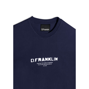 Camiseta Tomorrow Azul Marino / Blanca Hombre D.Franklin