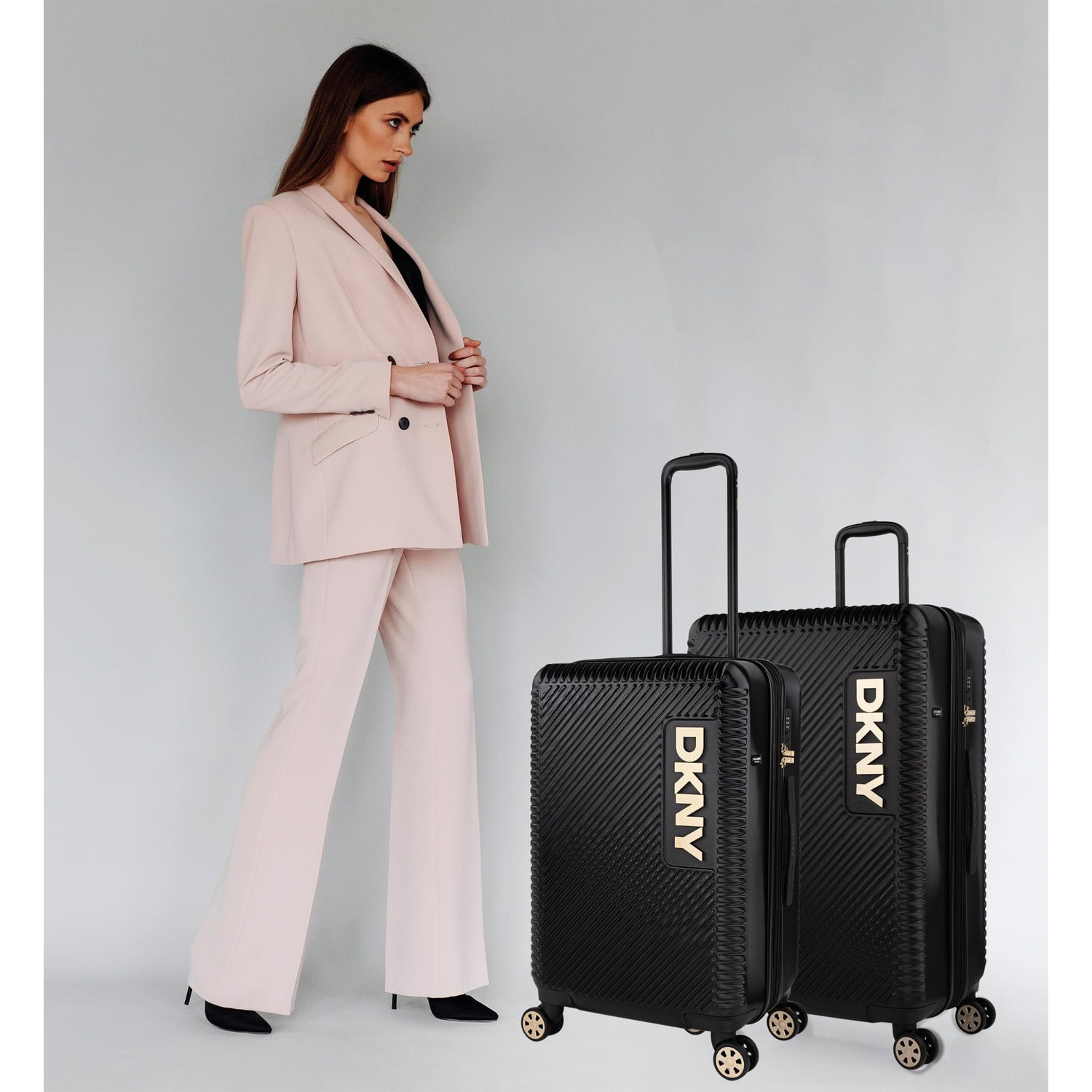 Juego De Maletas Pc Dkny Dkny-3105 Metro Negro