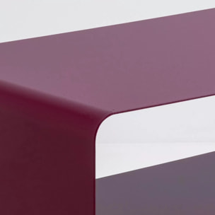 Table basse Lounge 58x37cm violette Kare Design