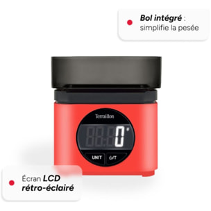 Balance de cuisine TERRAILLON BA 22 mythic rouge
