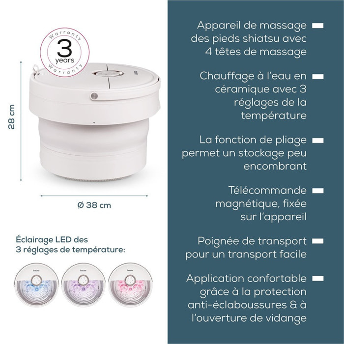 Bain de pieds shiatsu FB 55