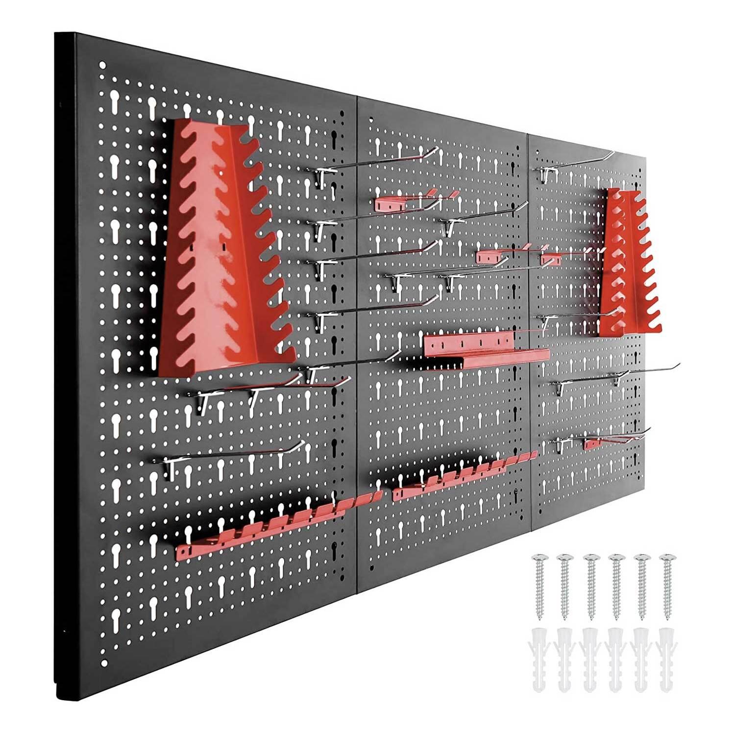 Planner - Pannello forato per appendere attrezzi, scaffale da parete da officina