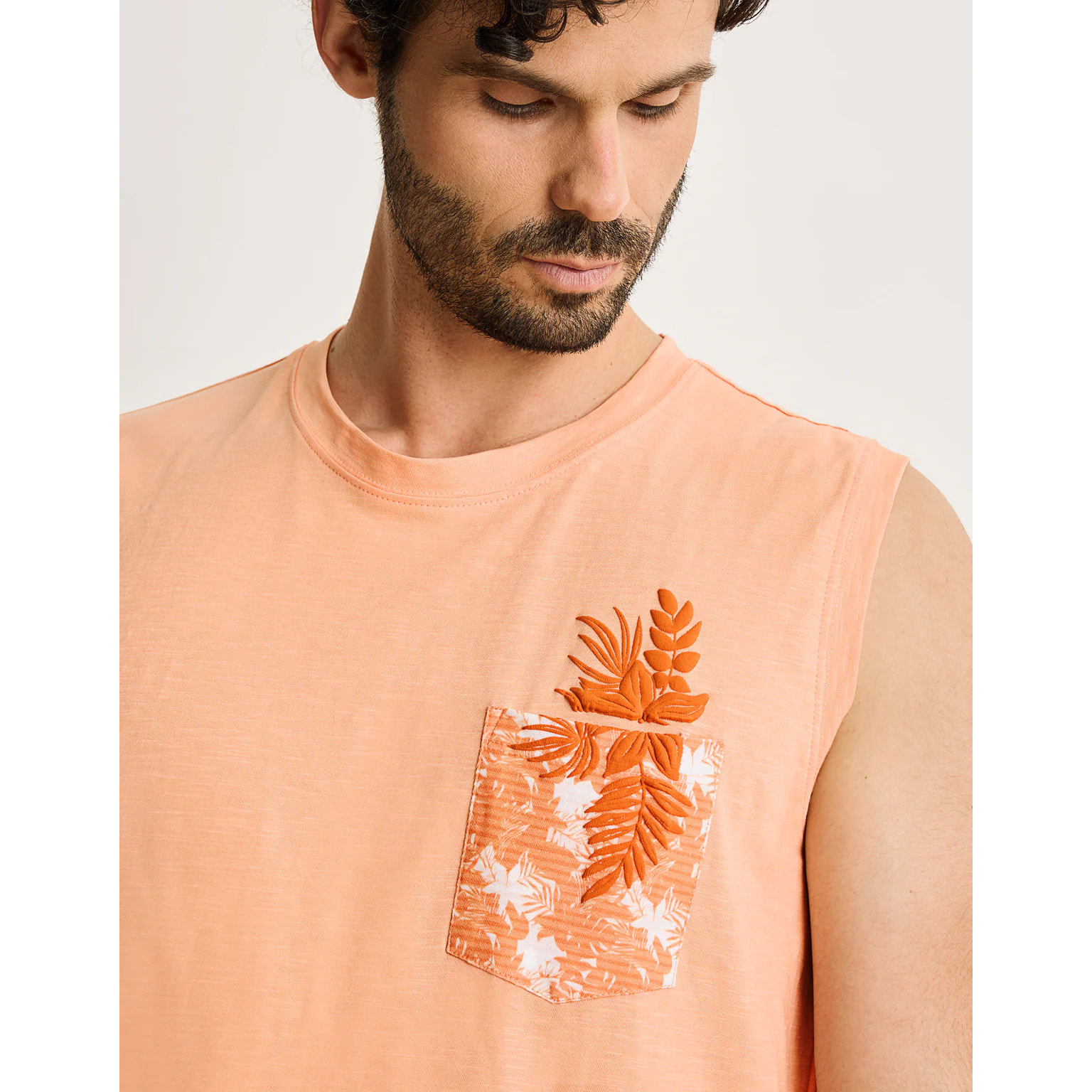 Camiseta Tirantes Naranja - Satri