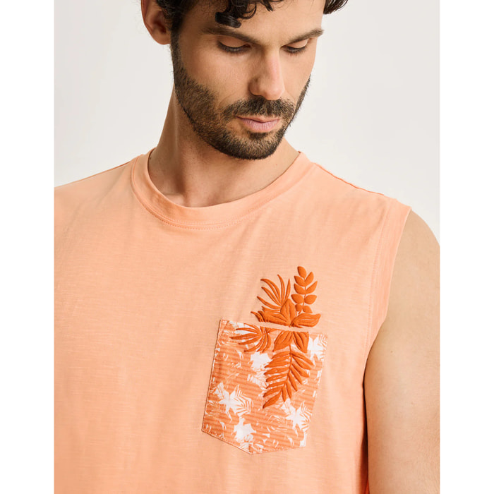 Camiseta Tirantes Naranja - Satri