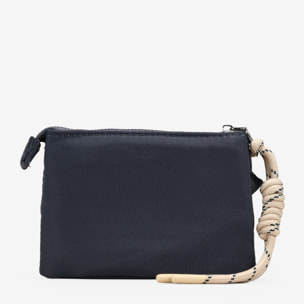 Monedero gris con detalle nudo