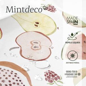 Nappe anti-taches FRUTAS MULTICOLORE - enduite