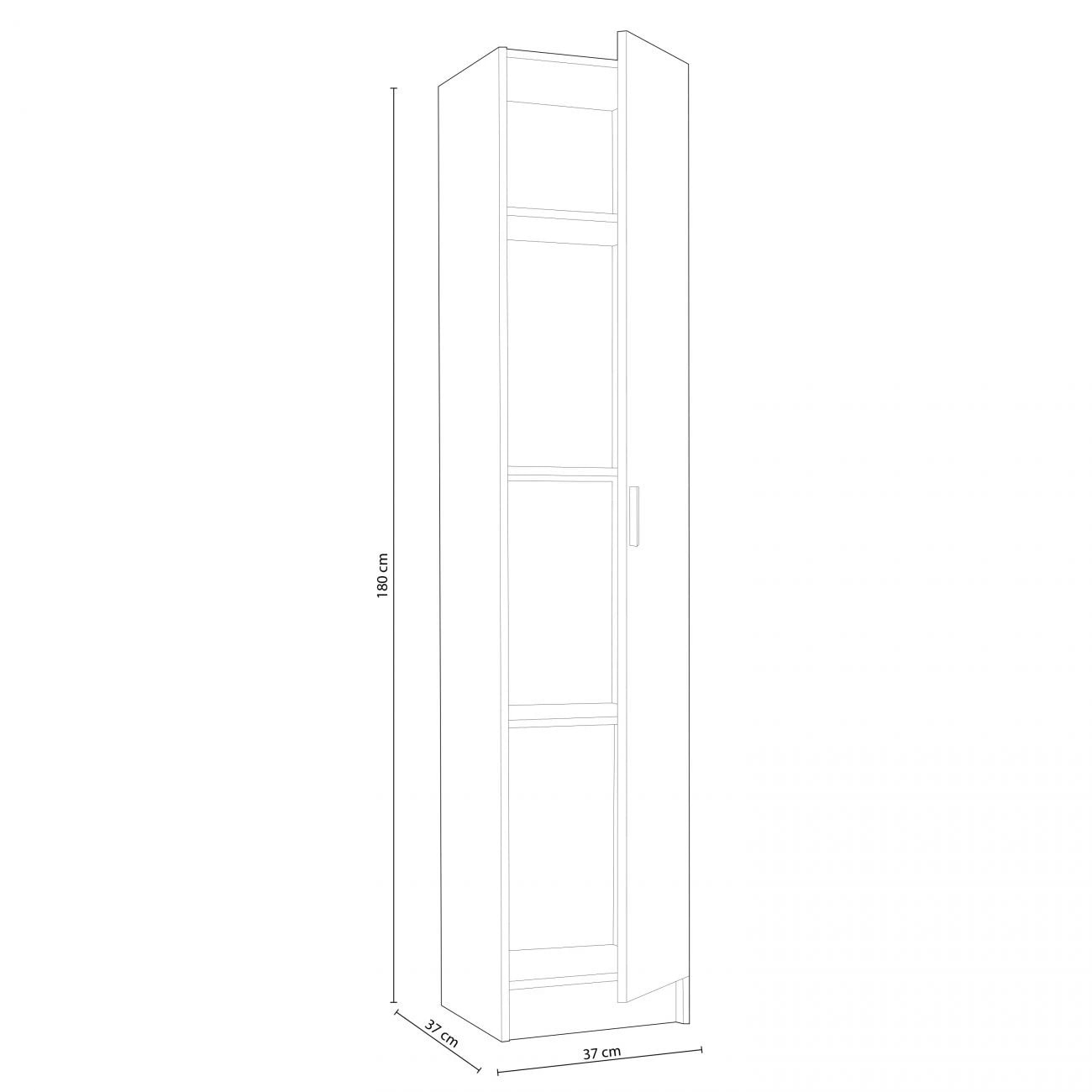 Armario Multi Useful 37 1 Puerta Blanco