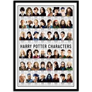 Affiche - Harry Potter Characters - Olivier Bourdereau