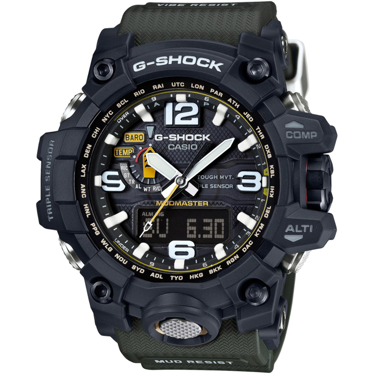 Reloj Casio GWG-1000-1A3ER Hombre Digital Solar con Correa de Resina