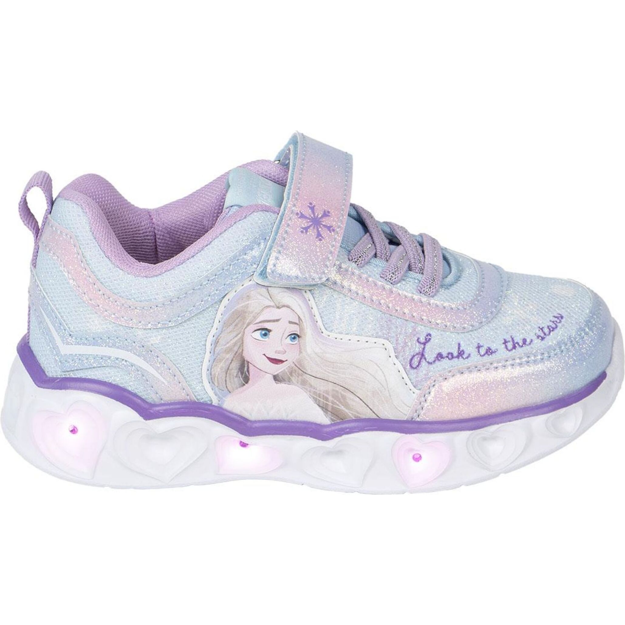 Deportiva Suela Ligera Eva Con Luces Frozen