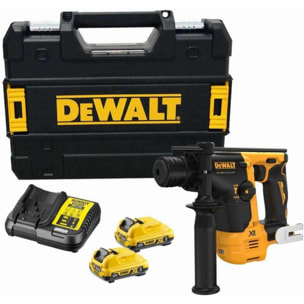 Perforateur ultra compacte DEWALT SDS-Plus XR 12V - 2 batteries 3Ah - DCH072L2-QW