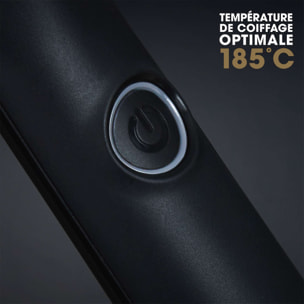 Coffret brosse lissante ghd glide, sa brosse à cheveux et sa pochette thermorésistante