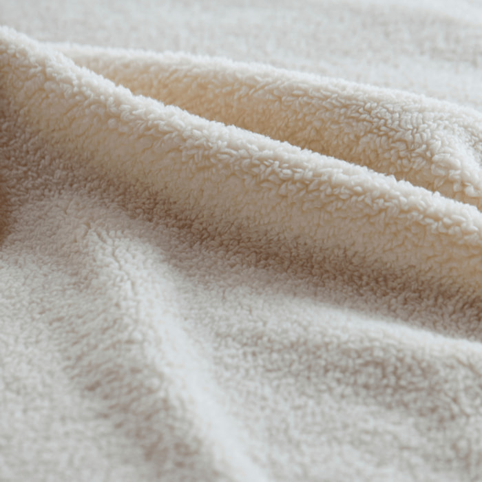 Housse de coussin bouclette - Ecru