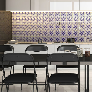 Stickers muraux - Sticker Mural Carrelage adhésif Cuisine Salle de Bain - 30 STICKERS CARRELAGES AZULEJOS TEOFILO