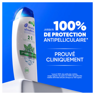 6 Shampoings Menthol Fresh 2en1 300ml - Head & Shoulders