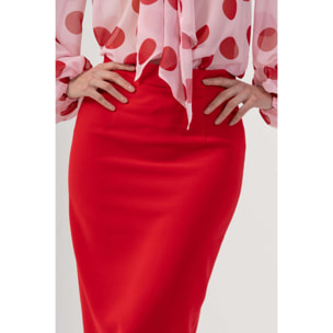 Kocca - Gonna elegante a tubino Donna, Tinta unita