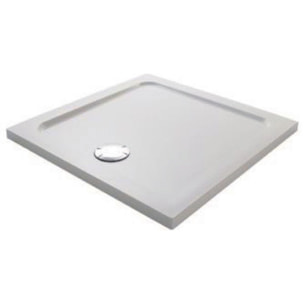 : Receveur de douche Flight carré extra plat Douche italienne 80 x 80, blanc