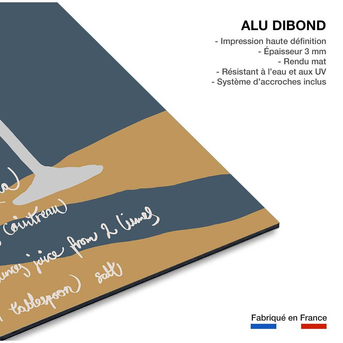 Tableau pause margarita Tableau alu Dibond