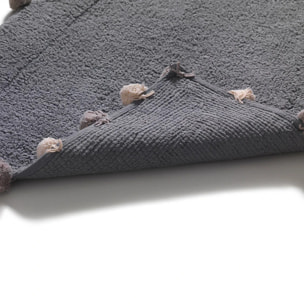 INTRECCI Tappeto bagno antiscivolo 50x80 cm, 100% cotone