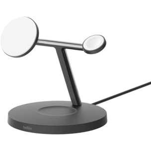 Chargeur induction BELKIN 15W Boost Charge Pro 3en1 Qi2 Noir