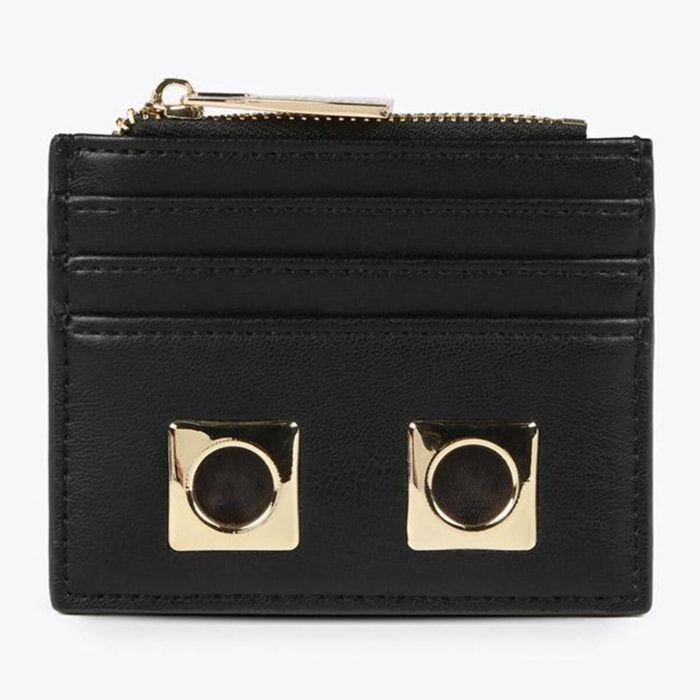 Portacarte nero e dorato