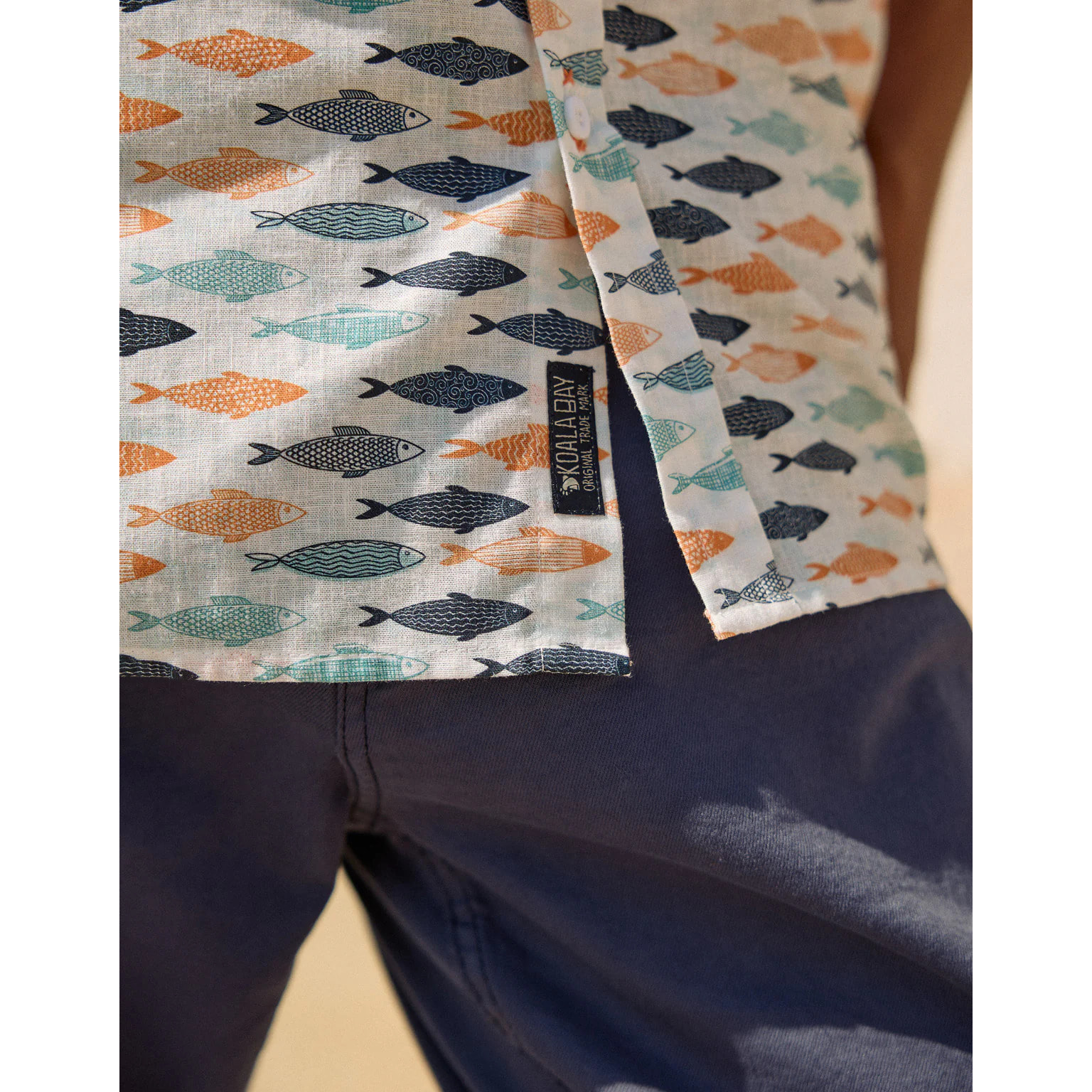 Camisa Manga Corta Naranja - Rosspe