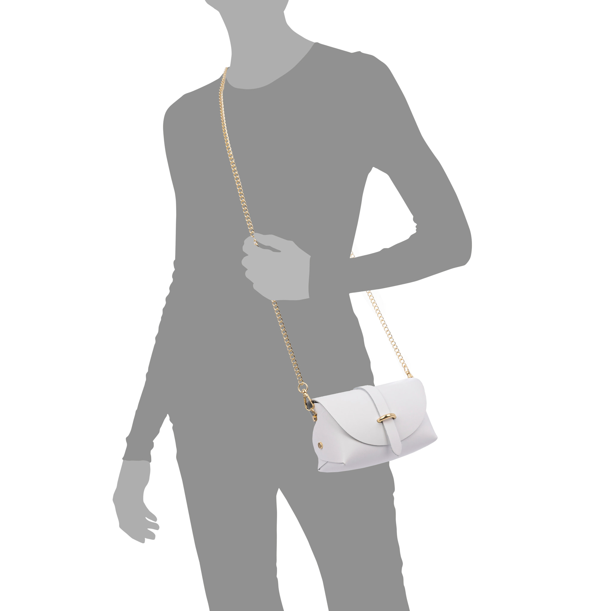Aurora Bolso bandolera Mujer. Piel auténtica Ruga.