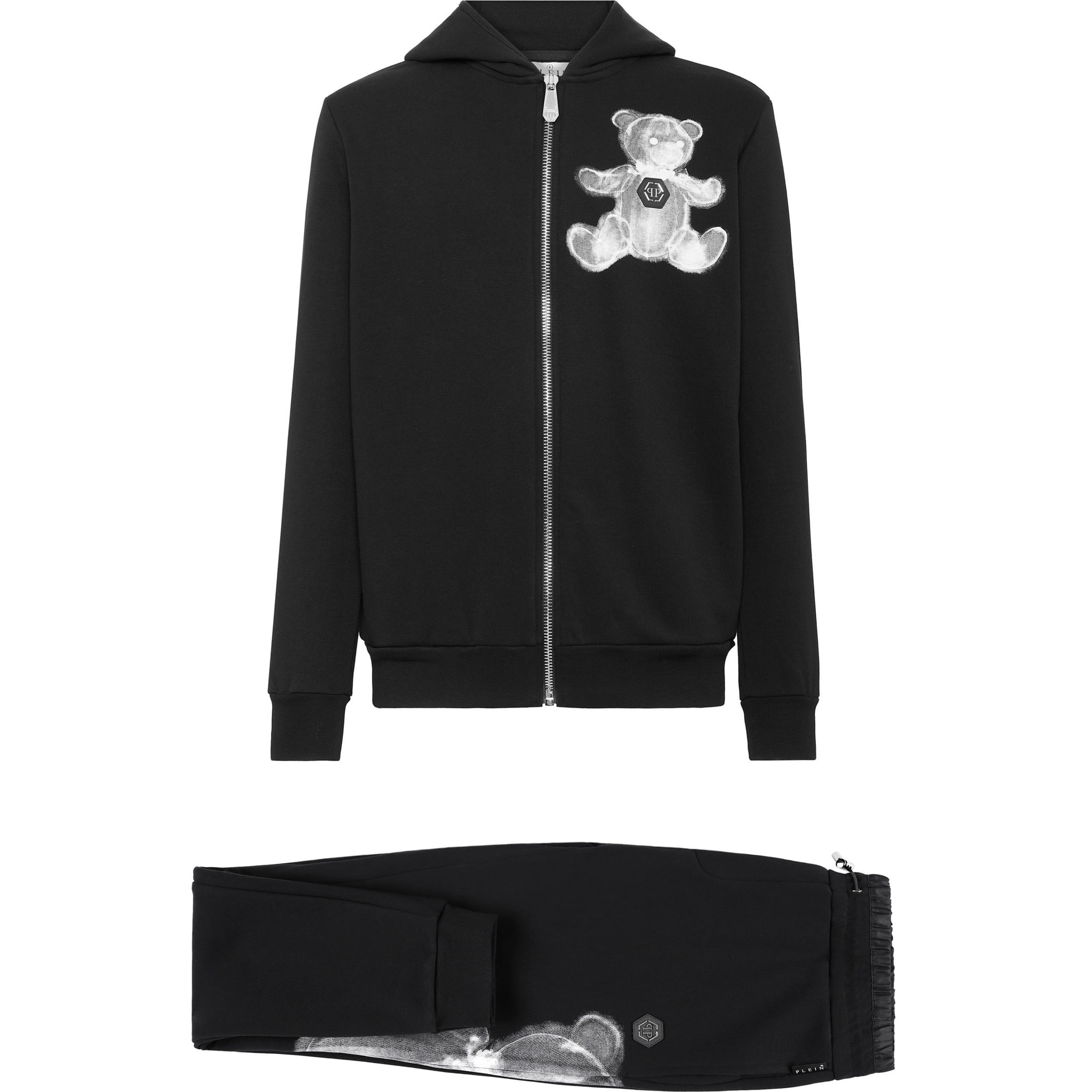 PHILIPP PLEIN Chándal: Sudadera con capucha y pantalón TEDDY