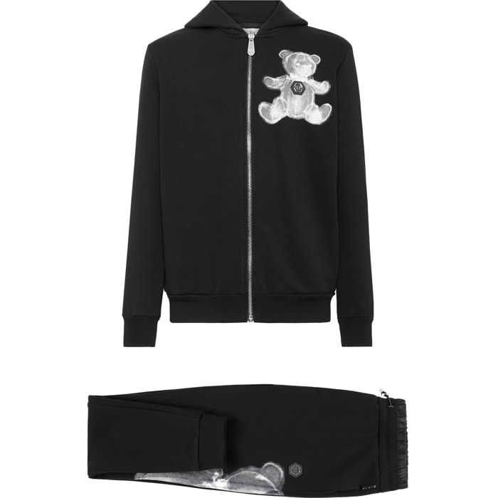 PHILIPP PLEIN Chándal: Sudadera con capucha y pantalón TEDDY