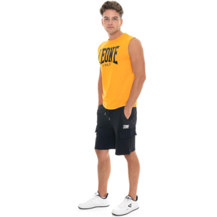 Camiseta sin mangas para hombre con logo grande
