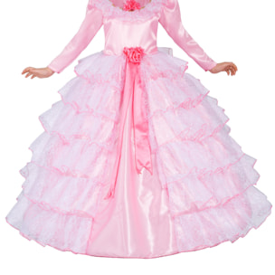 Abito Costume Carnevale Piccola Lady Rosa Atelier Bambina