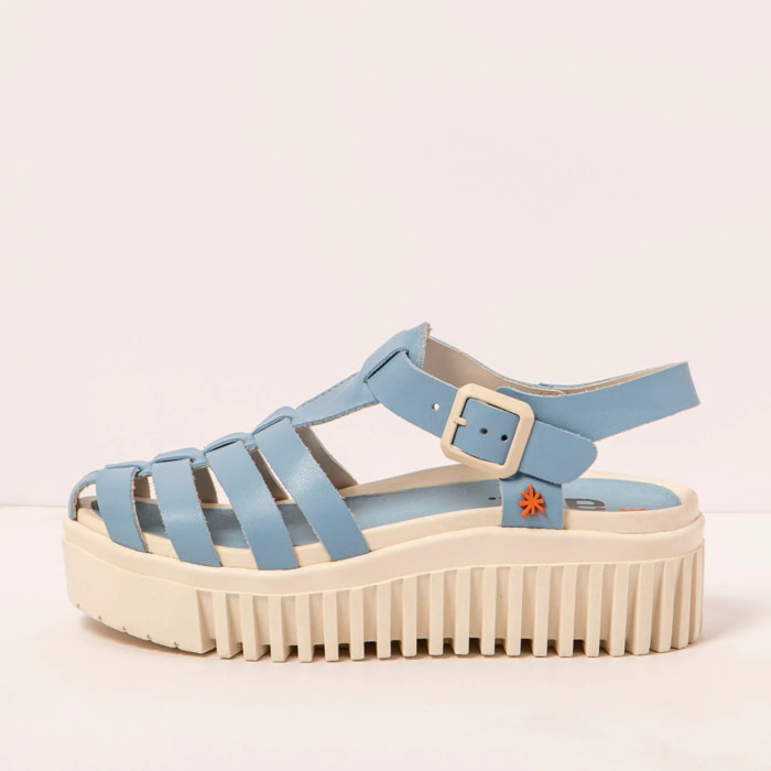 Sandalia de cuña 1575 NAPPA CLOUD/BRIGHTON color Cloud