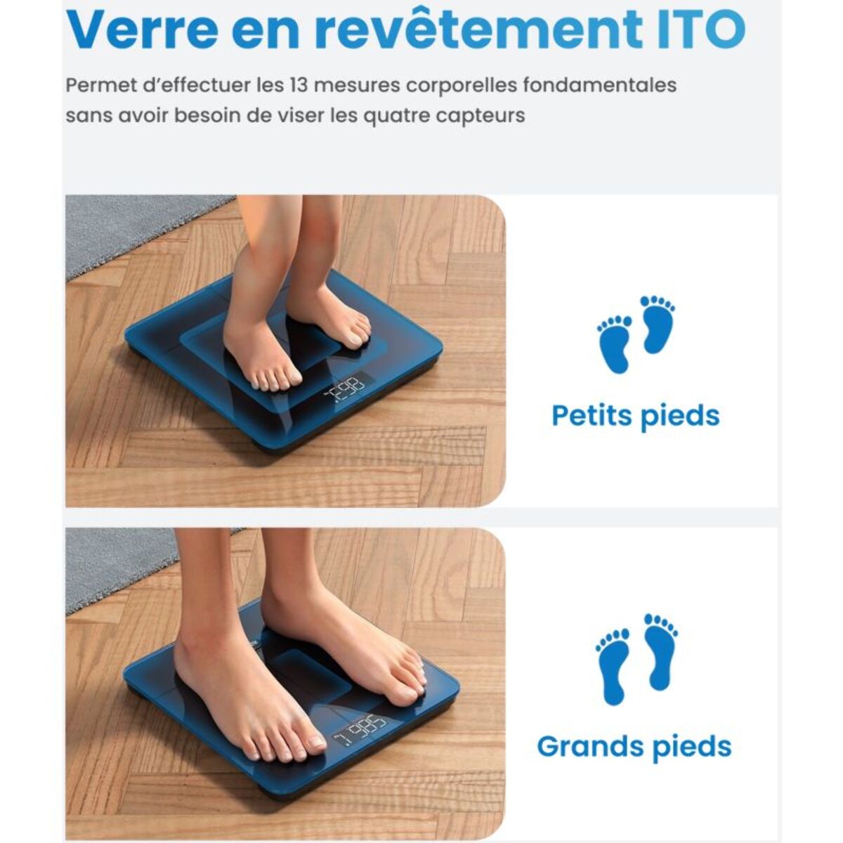 Pèse personne et capteur de silhouette connectés RENPHO Elis 2 A016 noir