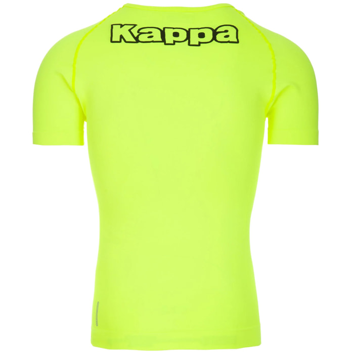 Kappa - Camisetas térmicas y tops Hombre Amarillo - KAPPA4SKIN KOMBAT NARTV
