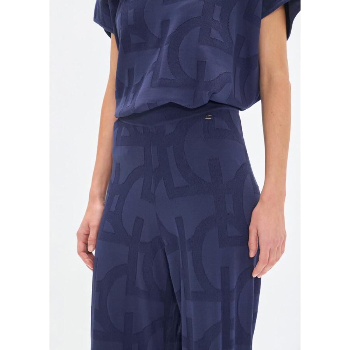 Pantaloni in tricot jacquard LC