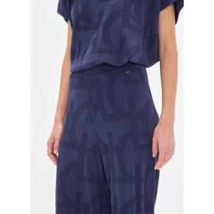 Pantaloni in tricot jacquard LC