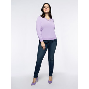 Fiorella Rubino - Jeans regular Smeraldo - Blu