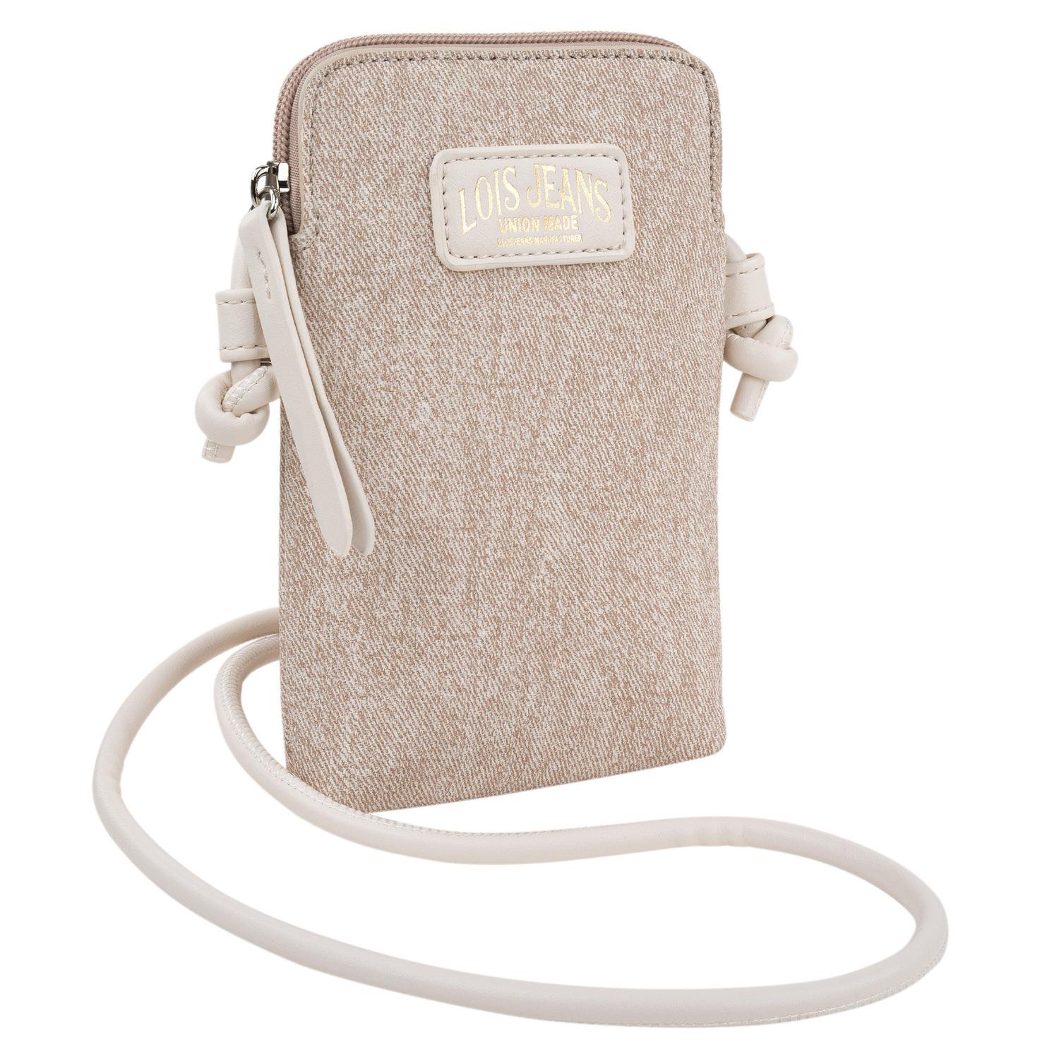 Minibolso Para Móvil Lois Kelly Beige