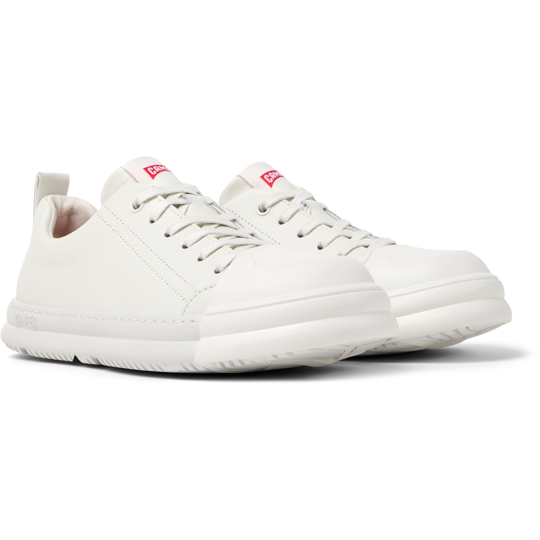 Sneakers - CAMPER Junction Runner - Bianco - Pelle liscia